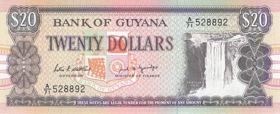 20 Dollars p27a 1989